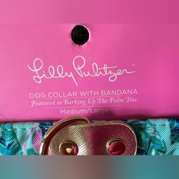 Lilly Pulitzer Dog Collar Bandanna - Picture 2 of 4